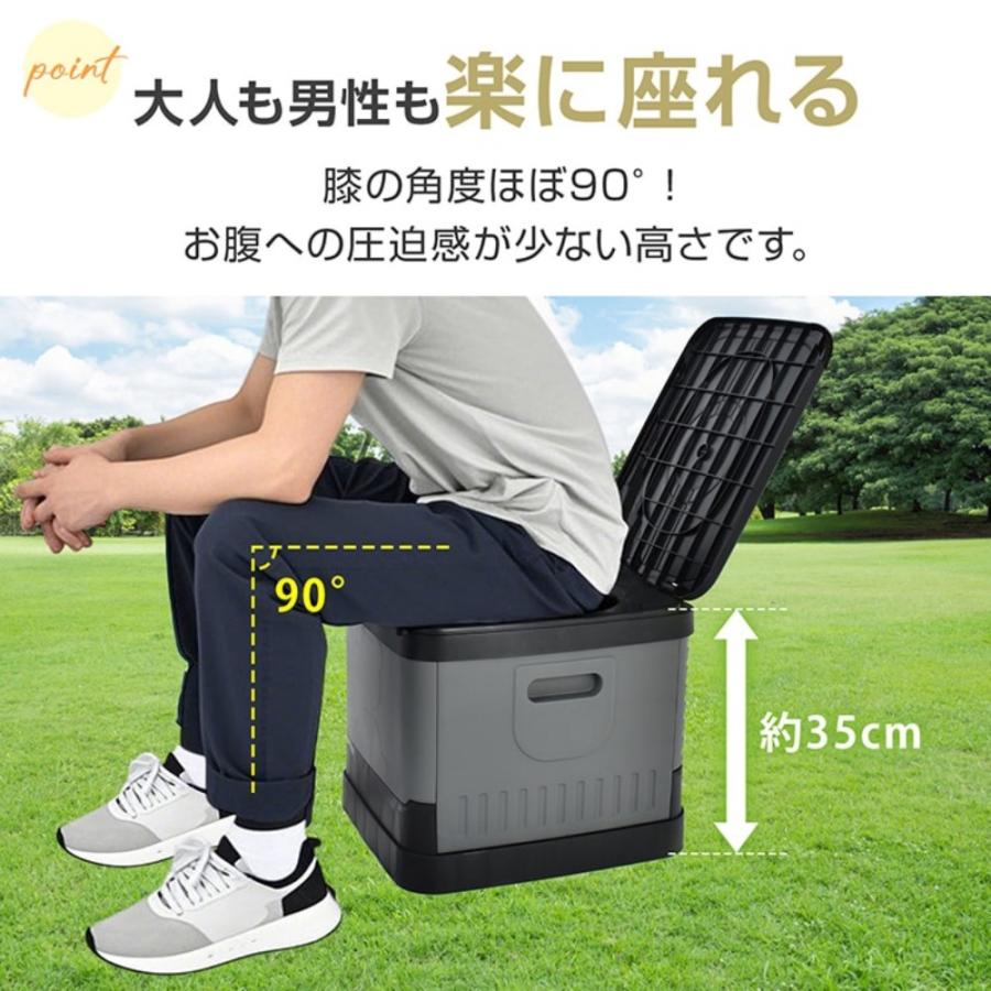 簡易トイレ 災害用トイレ 携帯トイレ 折りたたみ 凝固剤・廃棄袋・収納袋付き 丸洗いOK ゴミ箱 介護 アウトドア 非常用 防災グッズ 地震 台風 bs008 |  | 16