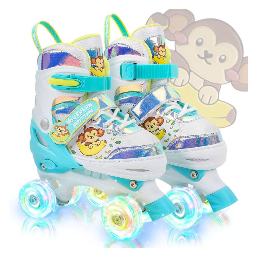 子供ローラースケート スケートシューズ ローラーシューズ 多機能 耐摩耗性 高品質 ブルー ピンク かわいい 遊ぶ 楽しむ 子供用 男女共用 キッズ アウトドア |  | 06