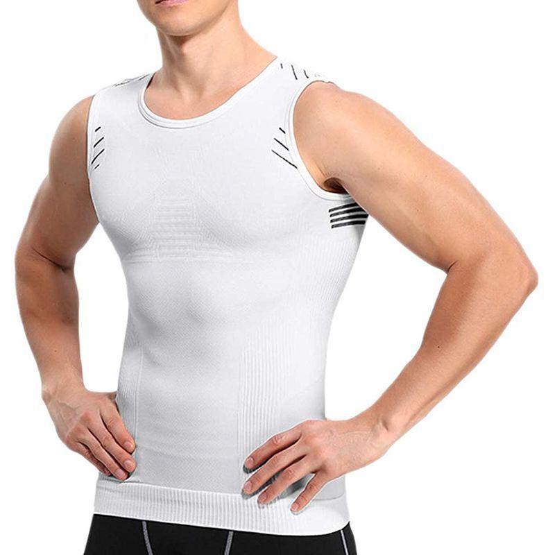 ノースリーブ タンクトップ Favol Gtline トレーニング マッチョ メンズ 加圧補正 引き締め 猫背 筋トレ 腹筋 補正下着 速乾 21セール 速乾