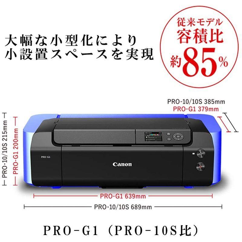 美品 キヤノン Canon インクジェットプリンター imagePROGRAF PRO-G1 Wi-Fi 有線LAN搭載 A3ノビ対応 顔料10色 【VQ1254035041】(45065円)