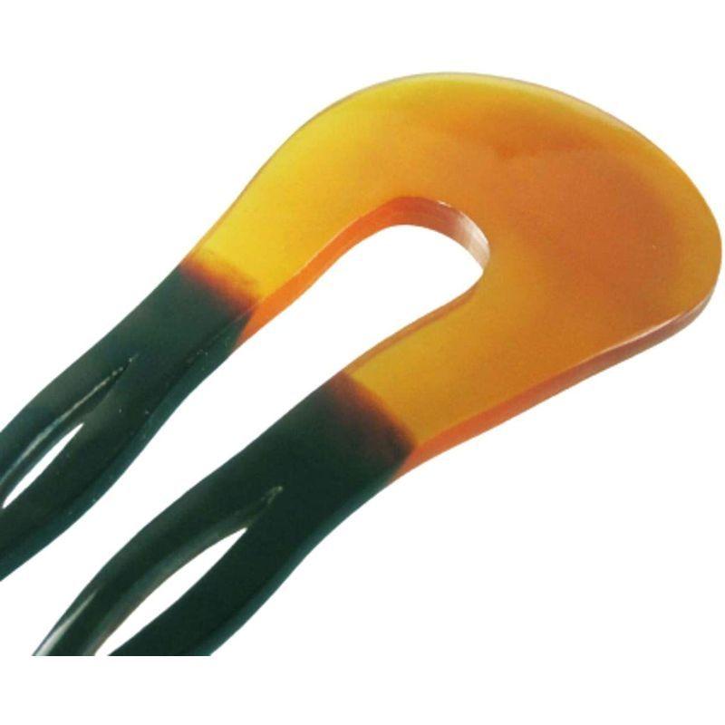 【売り切りお値下げ】 本べっ甲 かんざしバチ型 飴色の本鼈甲 しっかりと厚みのある 最高級 ヘア アクセサリー フォーマルな髪型に 【PE1662674623】(59750円)