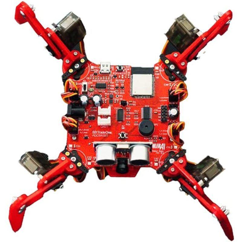 BitTradeOne ADCRAIBT クアッド・クローラーAI 映像認識システム搭載四足歩行ロボット ドライバーだけで組み立て可能 ADCRAIBT クアッド クローラーAI 映像認識システム搭載四足歩行ロボット ドライバーだけで組み立て可能