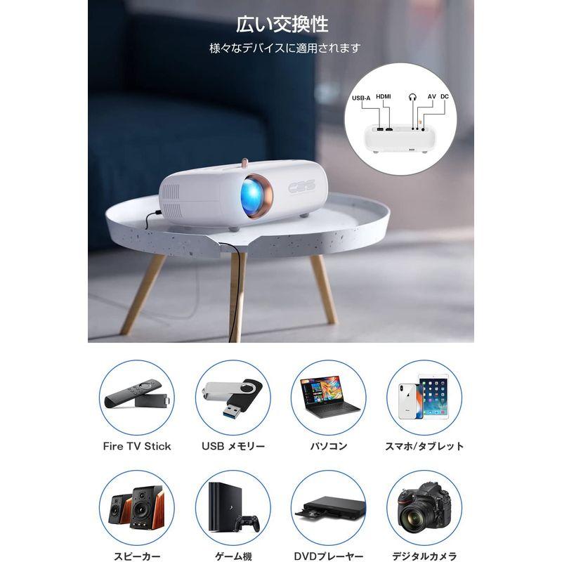 ギフト】【ギフト】プロジェクター 小型 2022年新 Blutooth 5.1搭載