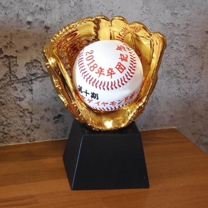 記念品 ボールスタンド ゴールドグラブ ボール置き 野球 ホームラン トロフィー 卒団 卒部 大会記念 |  | 09