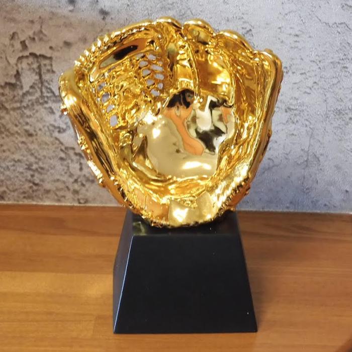記念品 ボールスタンド ゴールドグラブ ボール置き 野球 ホームラン トロフィー 卒団 卒部 大会記念 |  | 05