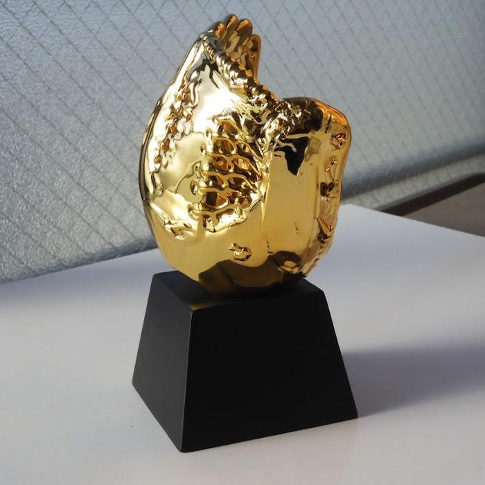 記念品 ボールスタンド ゴールドグラブ ボール置き 野球 ホームラン トロフィー 卒団 卒部 大会記念 |  | 08