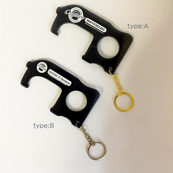 ドアオープナー おすすめ アクリル 8カラー コロナ対策 キーホルダー Outfields クリックポスト |  | 02