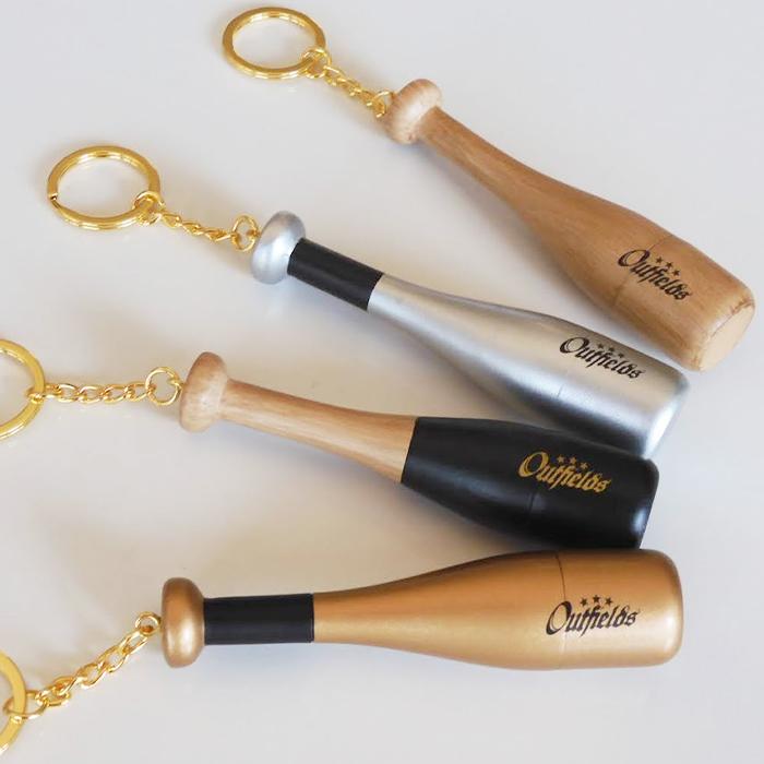 野球 記念品 オリジナルバット型キーホルダー オーダー印鑑 判子名入れ 贈り物 プレゼント |  | 07