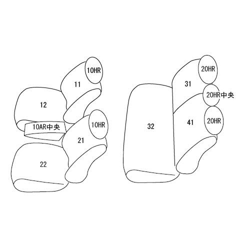 クラッツィオ シートカバー トヨタ ライズ R1/11〜 A200A/A210A ...