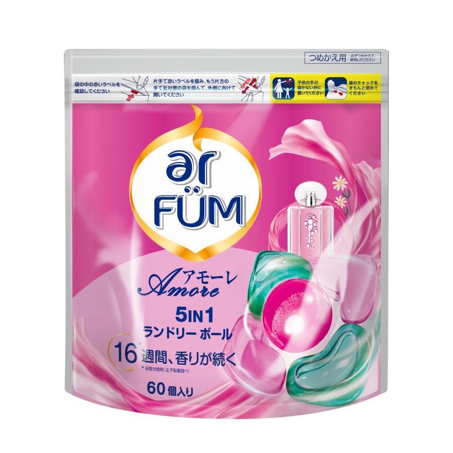 アフューム アモーレ 5IN1 ランドリーボール 60個入り×5袋セット arFUM 【韓国1.2億個販売突破】 アフューム アモーレ Gel Magic