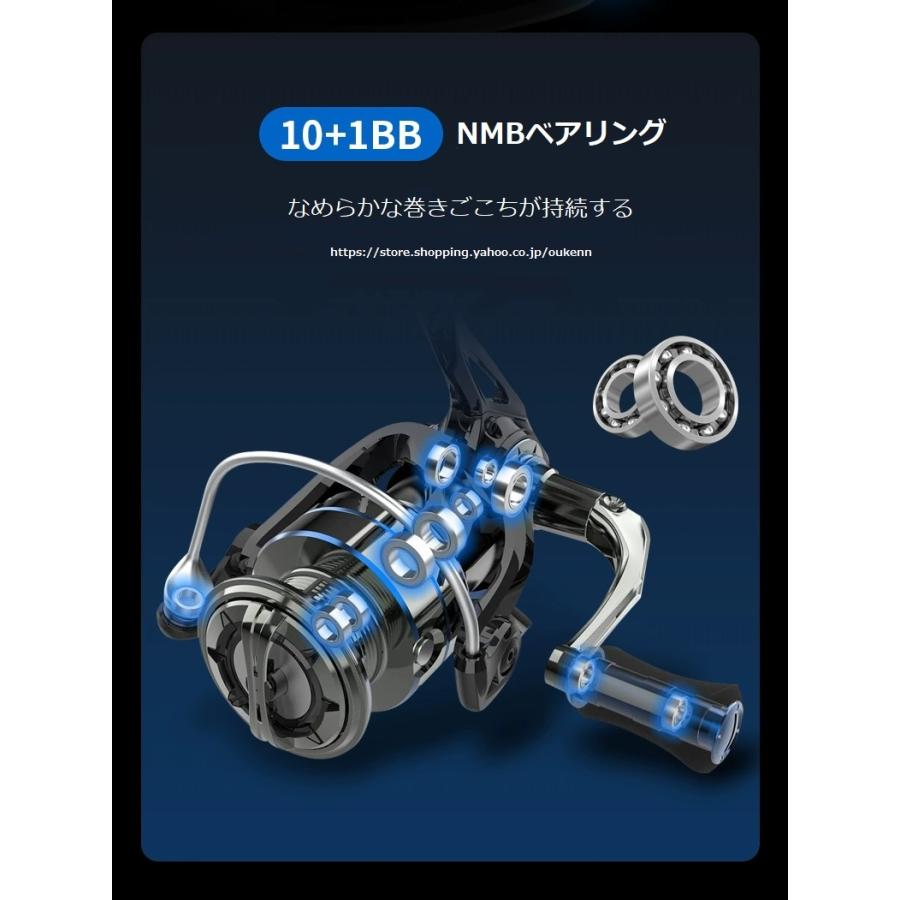 CADENCE スピニングリール マグネシウム合金 ステンレス製ベアリング