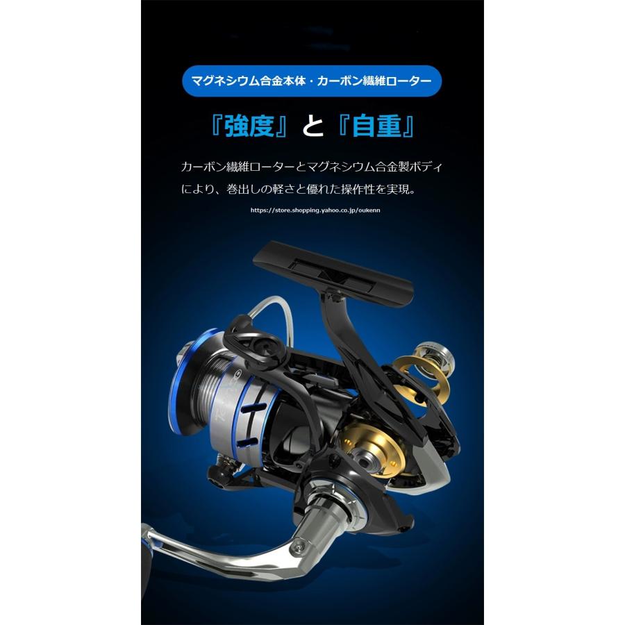 CADENCE スピニングリール マグネシウム合金 ステンレス製ベアリング