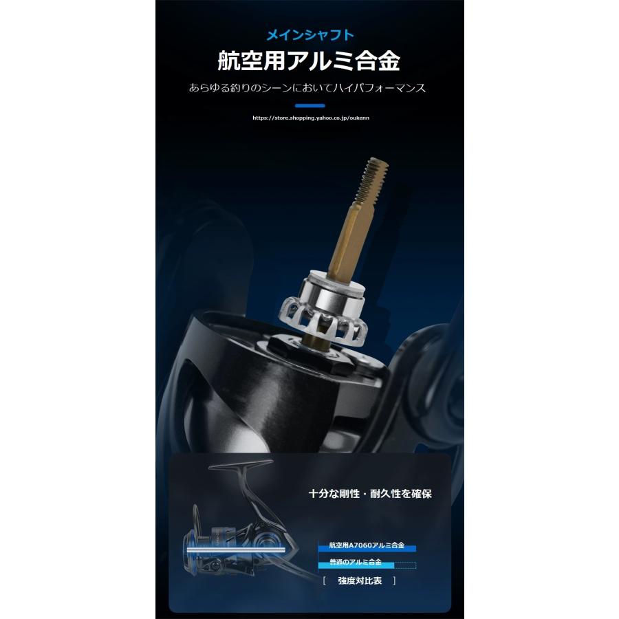 CADENCE スピニングリール マグネシウム合金 ステンレス製