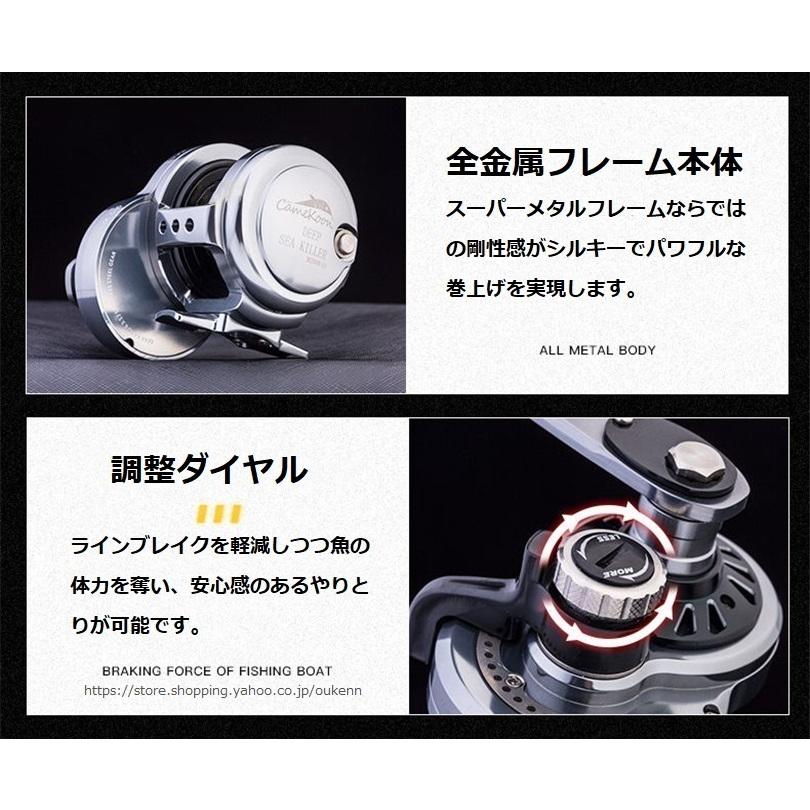 CAMEKOON レバードラグリール トローリング ジギング ベイト CAMEKOON レバードラグリール トローリング ジギング ベイト