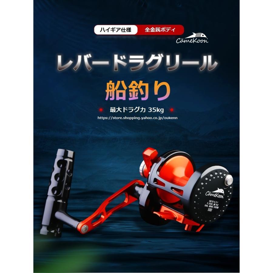 CAMEKOON レバードラグリール トローリング ジギング ベイト CAMEKOON レバードラグリール トローリング ジギング ベイト