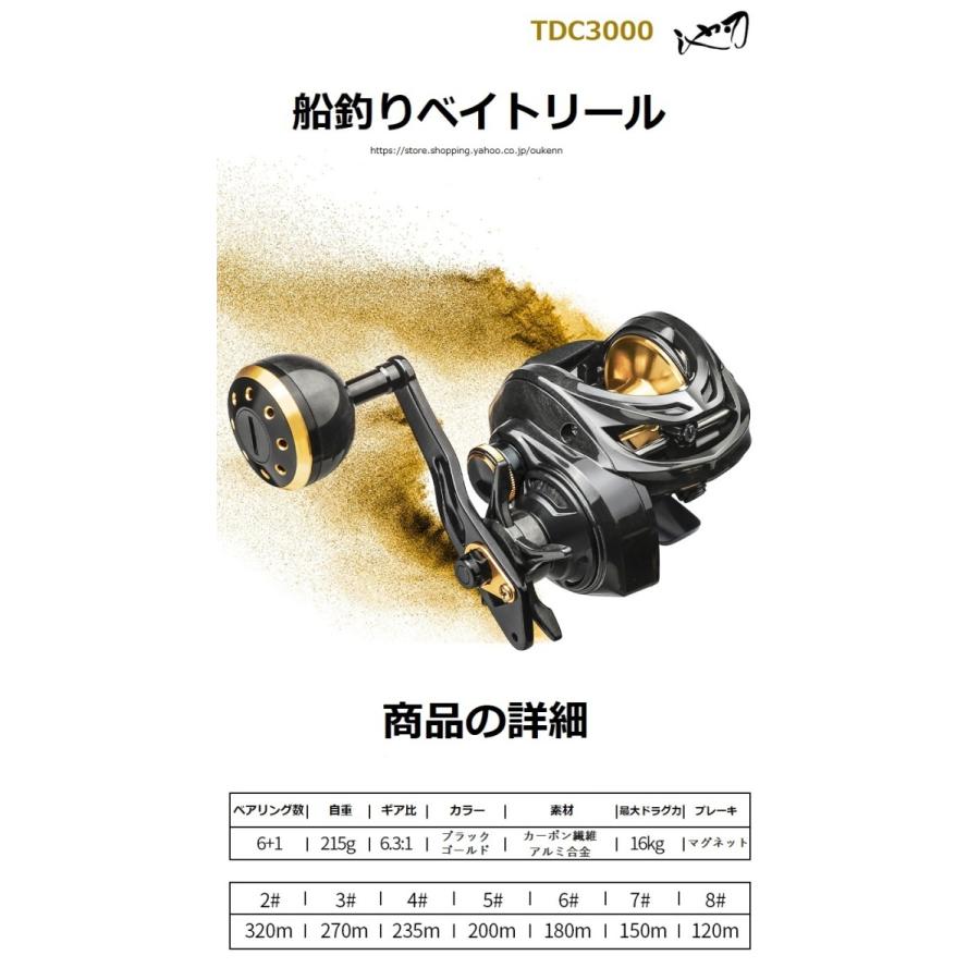 CHIREN ベイトリール 船釣り 手巻きリール 両軸 軽量 ジギング CHIREN ベイトリール 船釣り 手巻きリール 両軸 軽量 ジギング