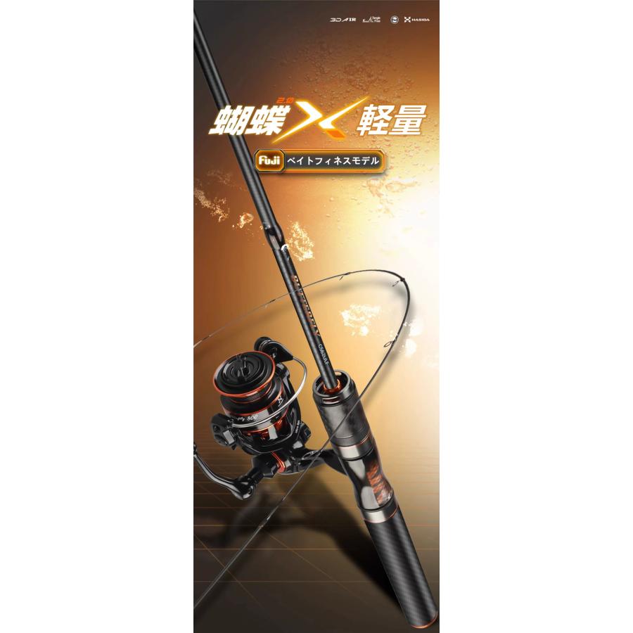 HASIDA シーバスロッド 胡蝶 キャスティング 釣竿 遠投型 磯釣り