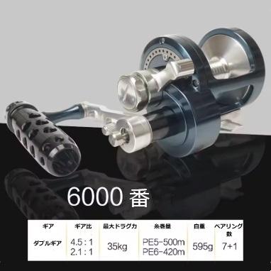LEADDEERS レバードラグリール DEPTH CHARGEトローリング ジギング