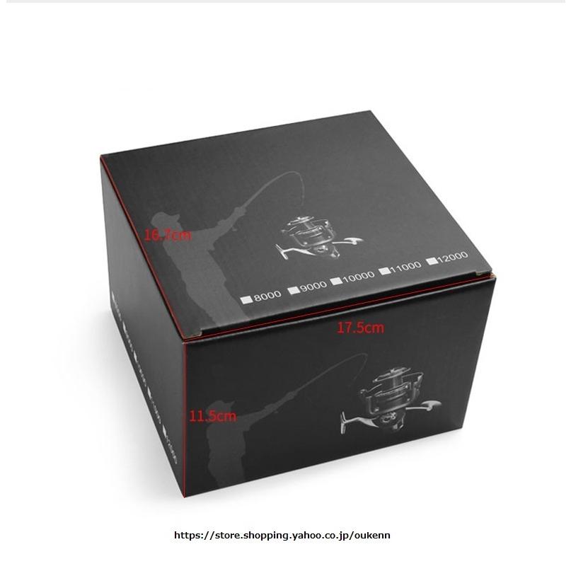 10000-12000 遠投釣りリール スピニングリール 携帯便利 金属スプール