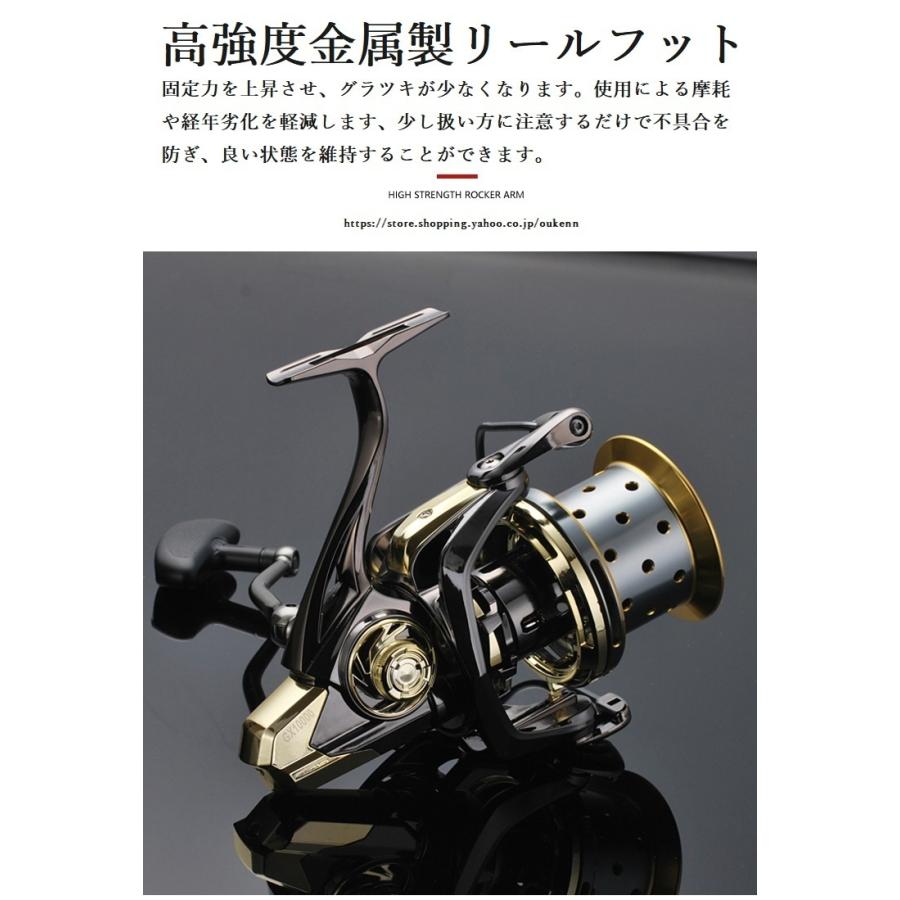 遠投型釣りリール 8000-12000 スピニングリール 携帯便利 ステンレス鋼