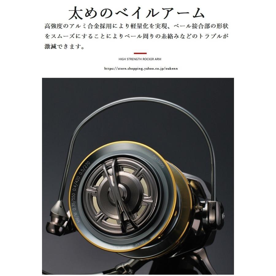 遠投型釣りリール 8000-12000 スピニングリール 携帯便利 ステンレス鋼