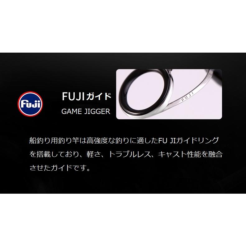 MAD MOUSE 船釣りロッド GAME JIGGER 釣竿 ジギング スピニングモデル