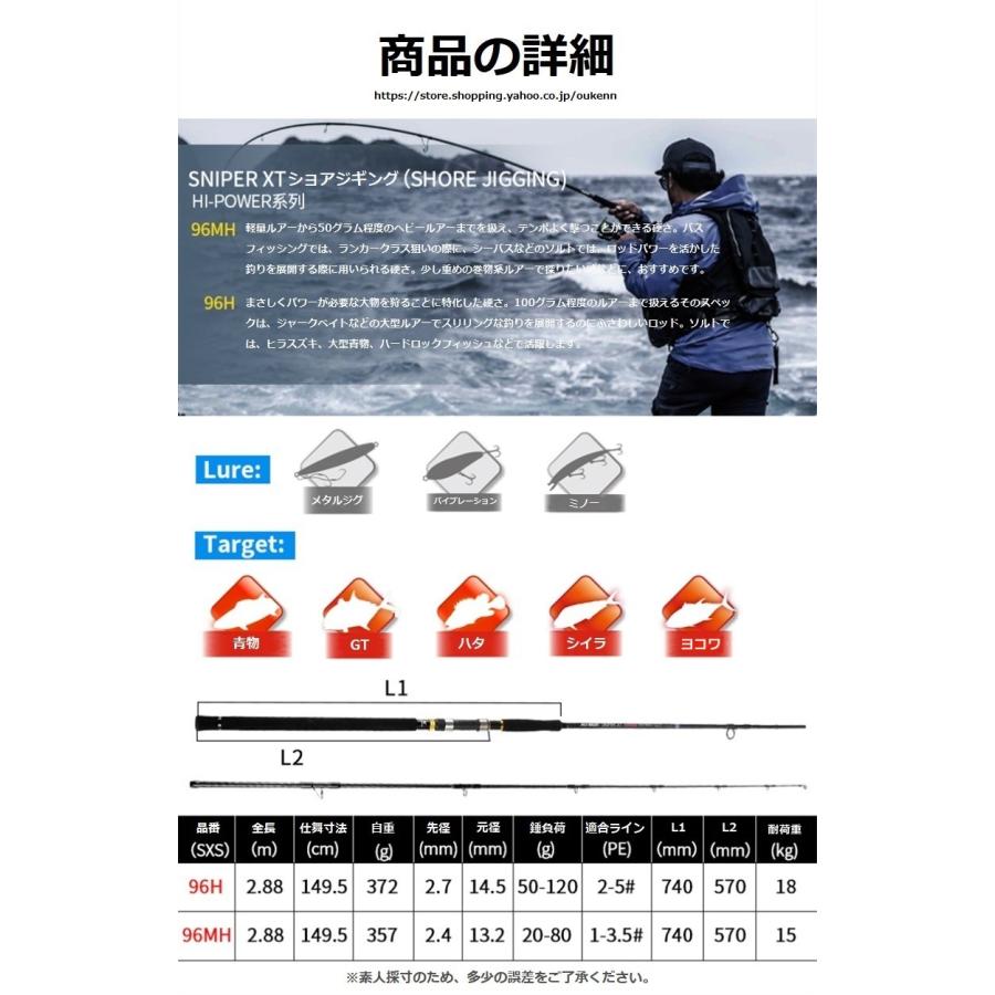 MAD MOUSE ショアジギングロッド SNIPER XT 釣竿 遠投型 投げ竿 MAD MOUSE ショアジギングロッド SNIPER XT 釣竿 遠投型 投げ竿