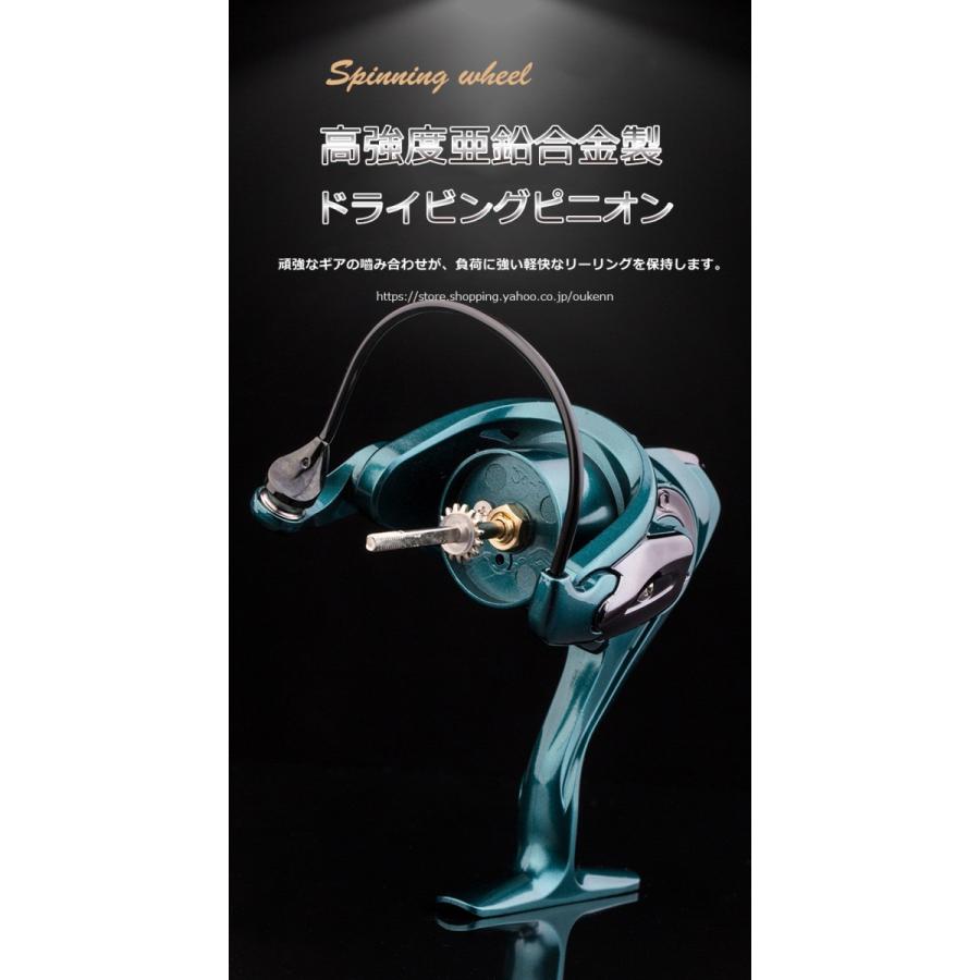 MINGSAN スピニングリール ダブルスプール 1000-7000 グラファイト素材