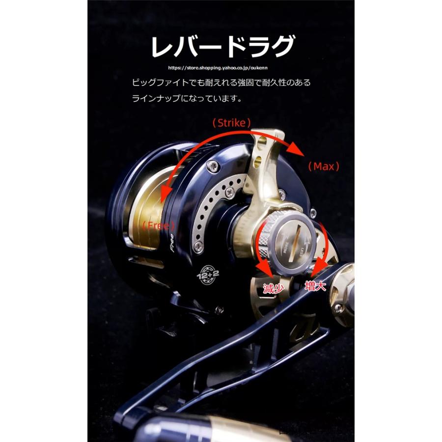 NILURE レバードラグリール Steel Boneトローリング ステンレス NILURE レバードラグリール Steel Boneトローリング ステンレス
