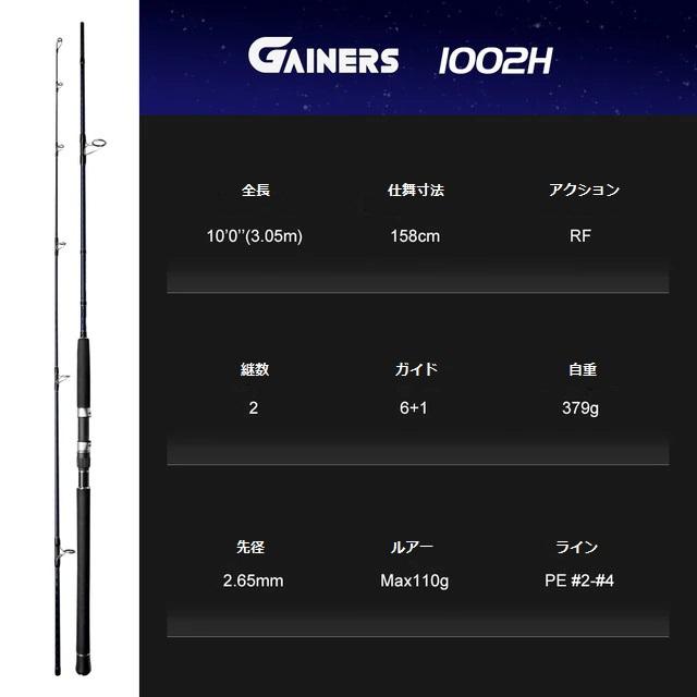 NOEBY ショアジギングロッド GANERS キャスティング 釣竿 遠投型 NOEBY ショアジギングロッド GANERS キャスティング 釣竿 遠投型