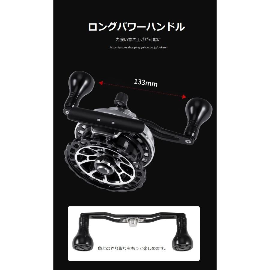 OURBEST タイコリール 黒鯛 海筏 カセ釣り イカダリール ロング OURBEST タイコリール 黒鯛 海筏 カセ釣り イカダリール ロング