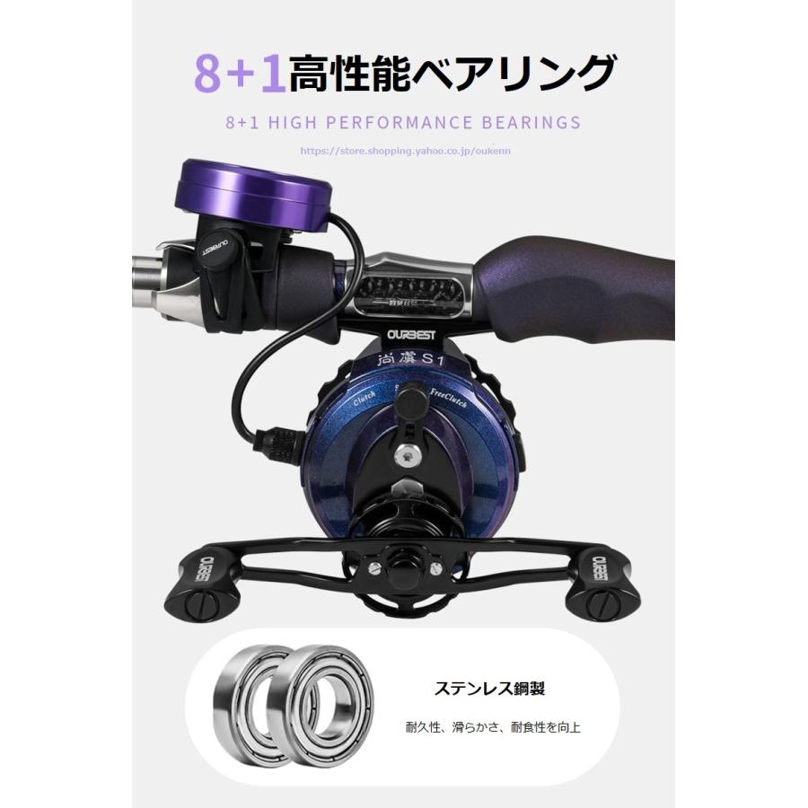 OURBEST タイコリール 海筏 カセ釣り イカダリール ワンタッチ OURBEST タイコリール 海筏 カセ釣り イカダリール ワンタッチ