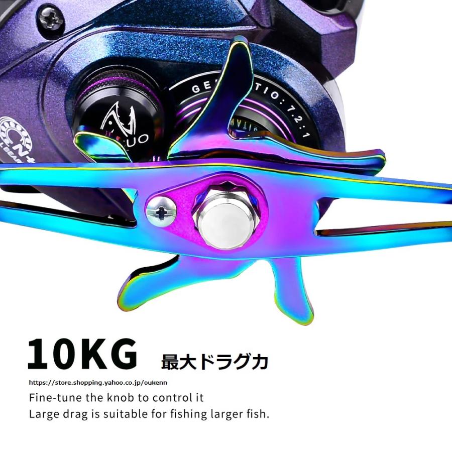 Proberos ベイトリール ハイギア比7.2：1 浅溝スプール 深溝スプール