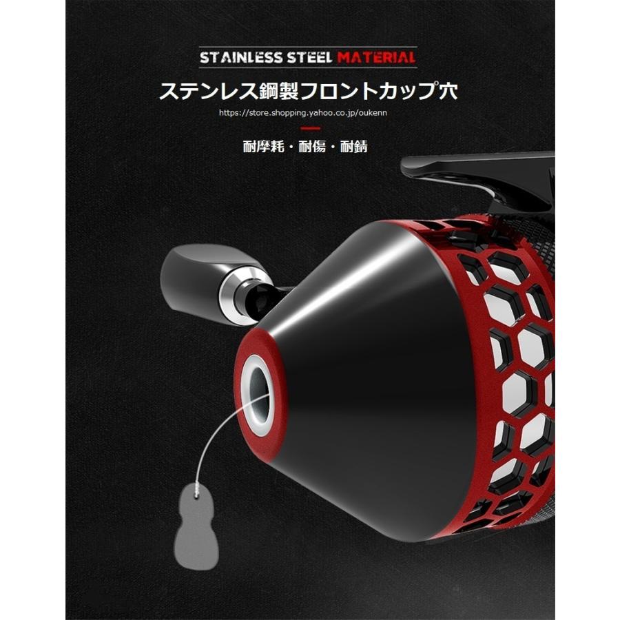 スピンキャストリール 4000 TEBEN スピンキャストリール ハイギア比4.0：1 アルミ合金製