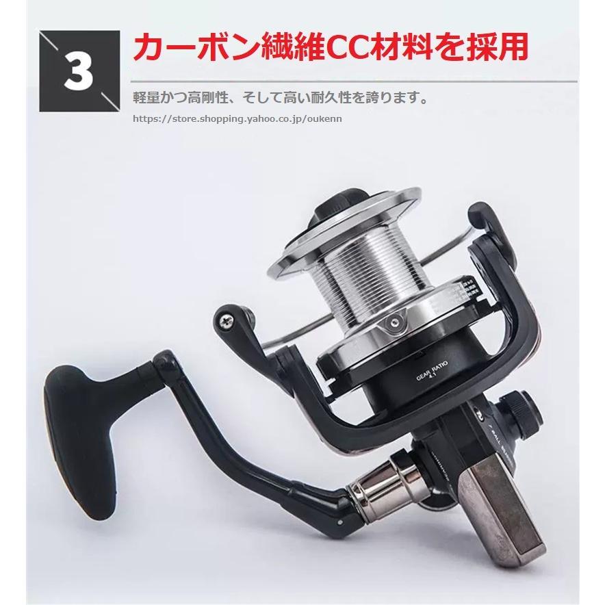 TICA 8000 10000 遠投釣り スピニングリール サーフフィッシング 高