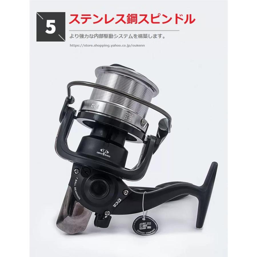 TICA 8000 10000 遠投釣り スピニングリール サーフフィッシング 高