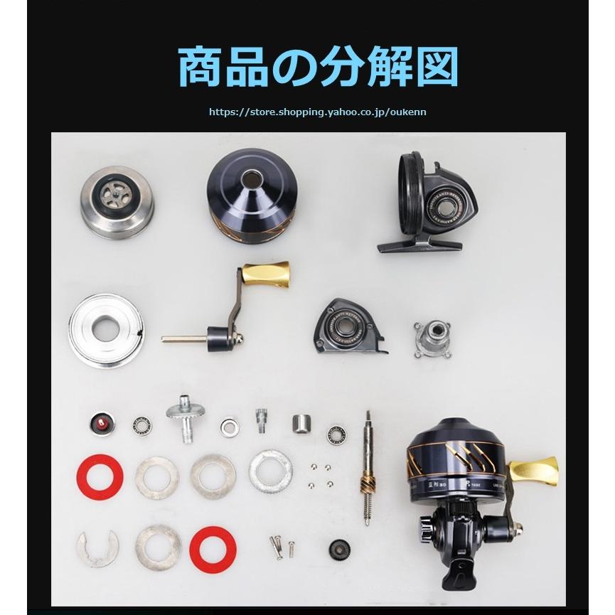 WANPIN スピンキャストリール 藍鯨30 ギア比3.9:1 アルミ合金製 WANPIN スピンキャストリール 藍鯨30 ギア比3.9:1 アルミ合金製