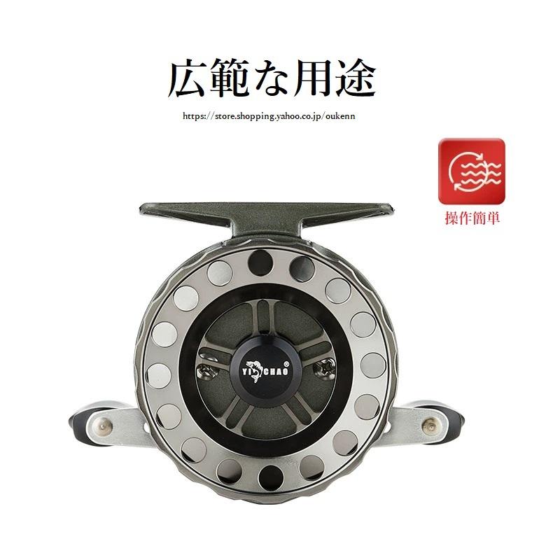 YICHAO タイコリール 伝奇 カセ釣り イカダリール ちょい出し機能付き