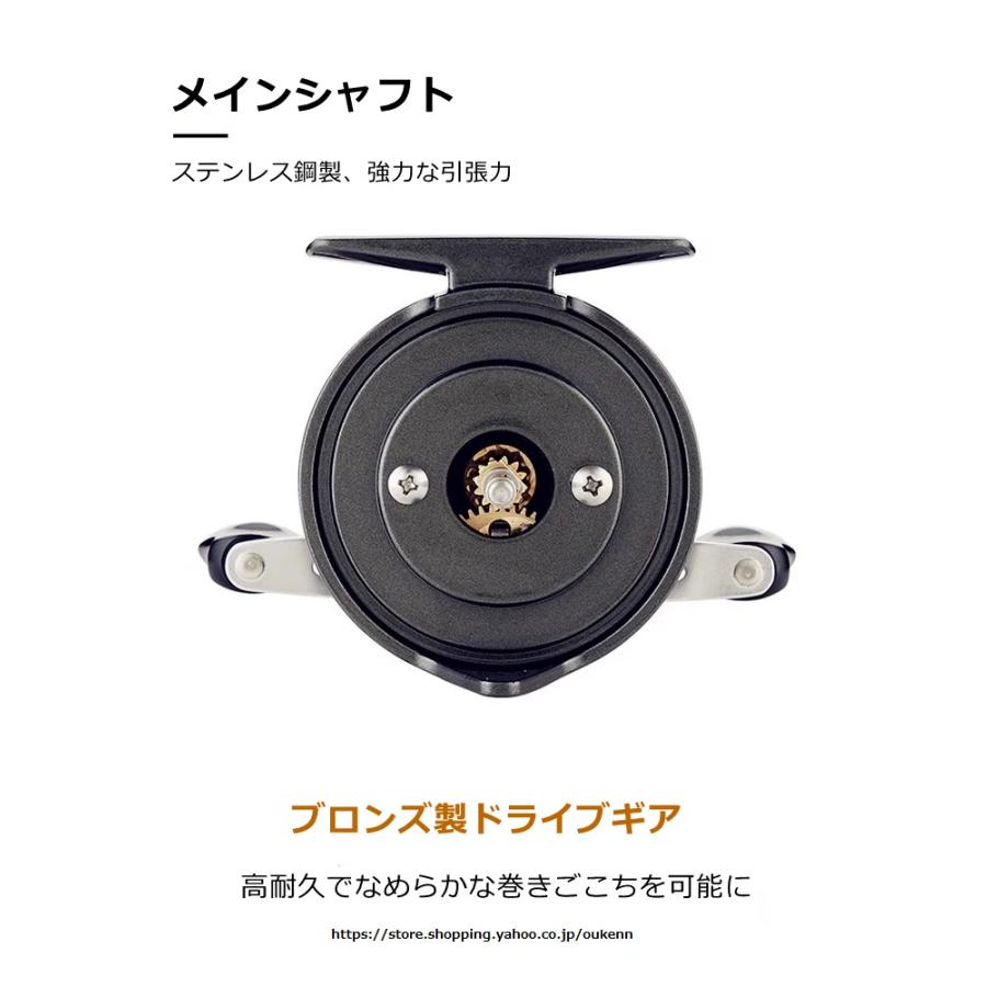 YICHAO タイコリール 寒氷 カセ釣り イカダリール 離合放線スイッチ