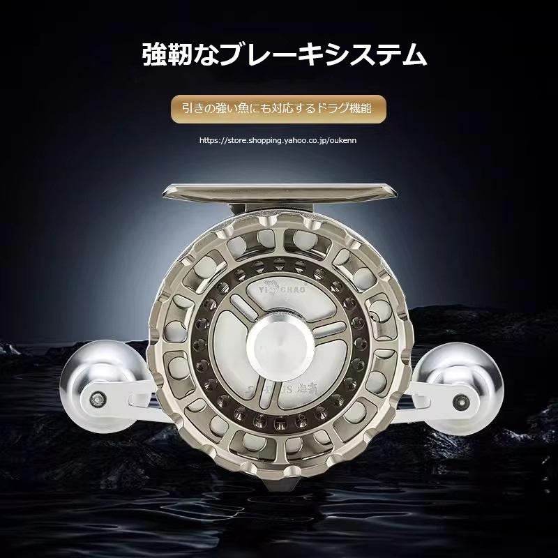 YICHAO タイコリール 海覇SV-PLUS アルミ合金製 カセ釣り イカダリール