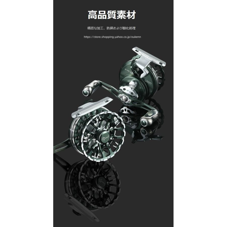 YICHAO タイコリール AK PRO MAX アルミ合金製 カセ釣り イカダリール
