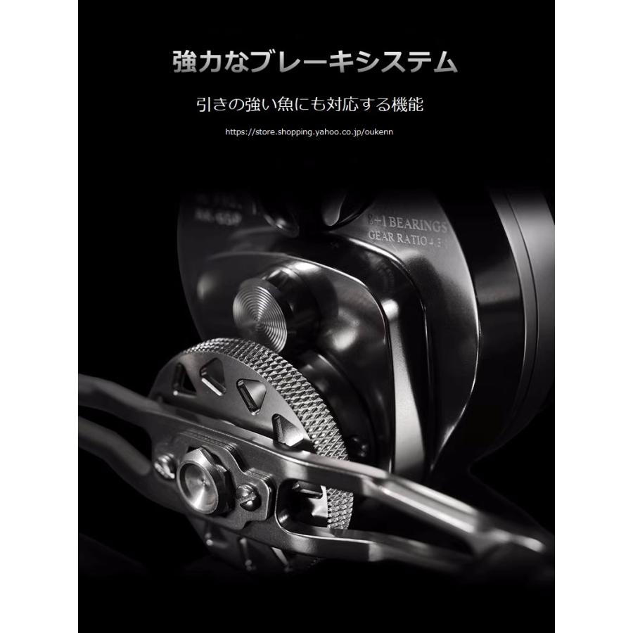 YICHAO タイコリール AK PROII アルミ合金製 カセ釣り イカダリール