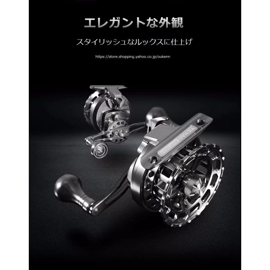 アルミ合金 Yichao タイコ タイコ リール YICHAO タイコリール 黒蠍