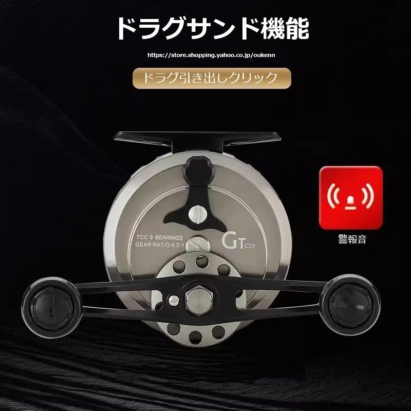 アルミ合金 Yichao タイコ タイコ リール YICHAO タイコリール 黒蠍