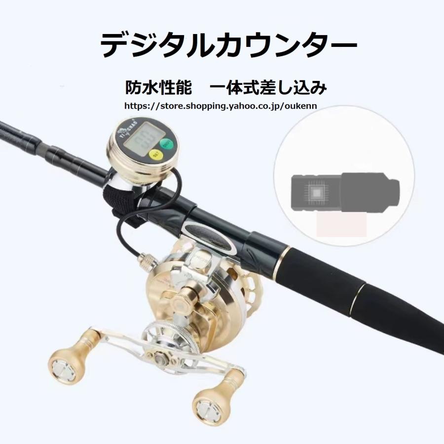 YICHAO タイコリール 無双II カセ釣り イカダリール ワンタッチ機能