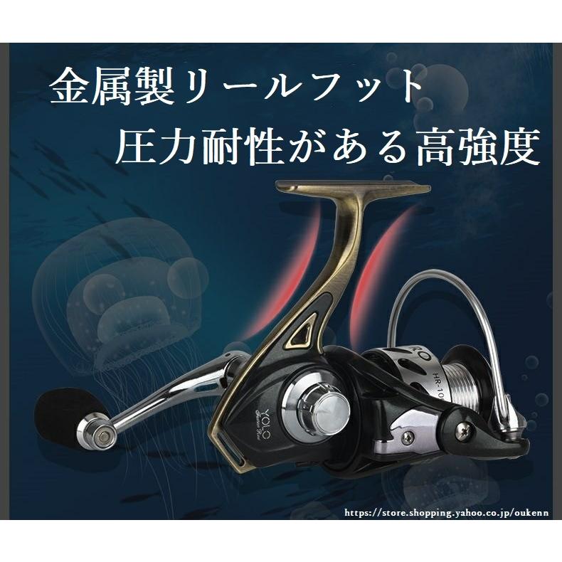 最大94 オフ Linnhue 21 新しい Jk1000 6000 スピニングリール ギア比 5 2 1 すべての金属 リール 最大ドラグ力 8kg 穴釣り 海釣り 淡水釣り 左右交換可能 斜口線杯 Fucoa Cl