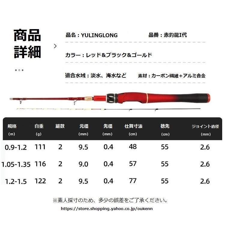 YULINGLONG 筏竿  海釣り 筏釣り カセ釣り 落とし込み ロッド 釣り竿 チヌ 穂先1本付き 2ピース 送料無料 アウトドア用品 |  | 09