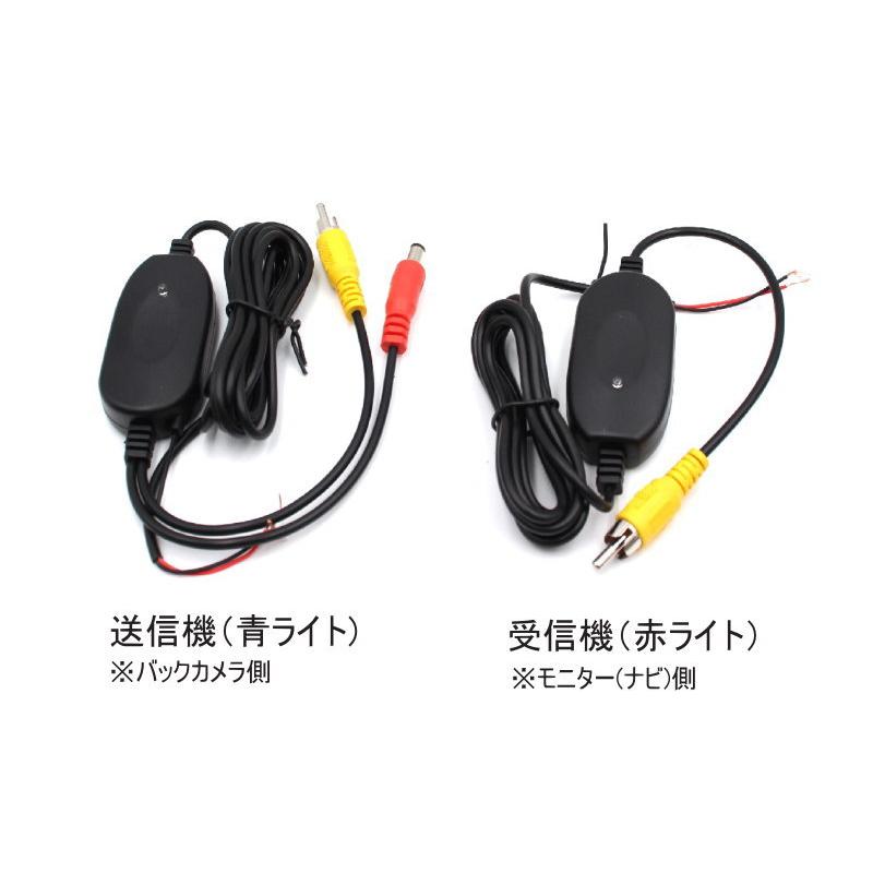 ワイヤレス バックカメラセット トランスミッター 後付け 無線 超小型