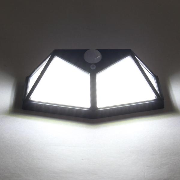 かなり明るい！ ソーラーライト センサーライト 1800ルーメン かなり