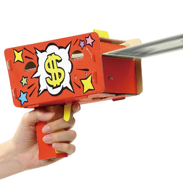 マネーブラスター クラフトキット 工作キット ペーパークラフト 紙幣付 手作り ハンドメイド ワークショップ アーテック 55993 |  | 05